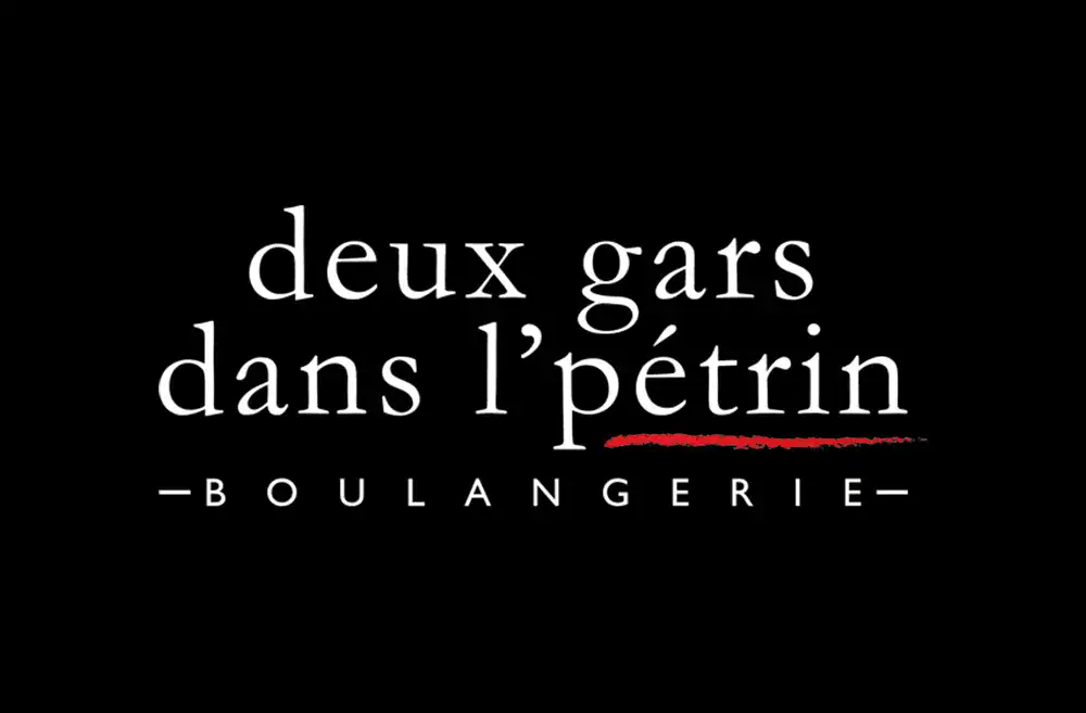 Logo de la boulangerie Deux gars dans l'pétrin à Saint-Jérôme
